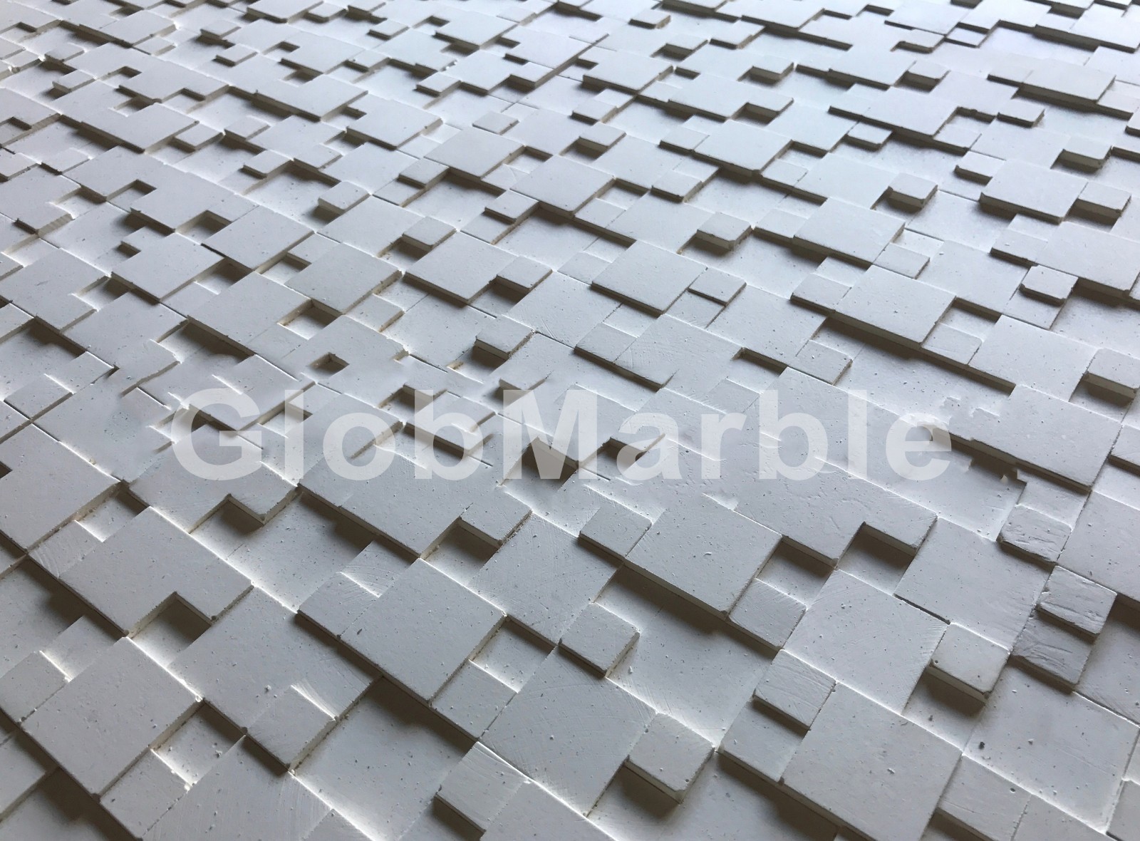 Concrete Stone Mold MS 824. Mosaic 3D Wall Panels. Concrete, Plaster, Gypsum