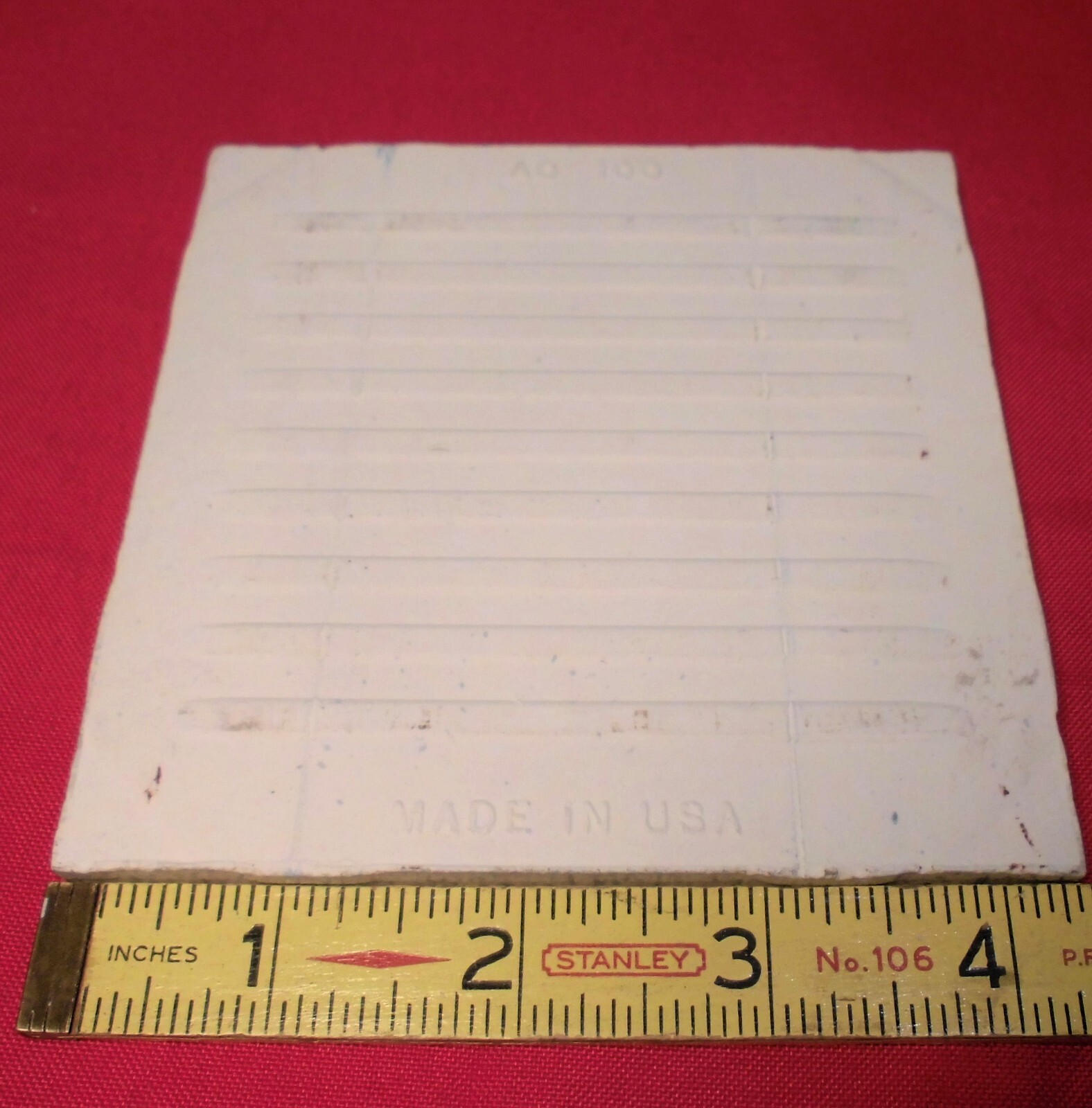 1 pc. Cobalt Blue #345: Crystalline Ceramic 4-1/4″ Tile by American Olean: NOS