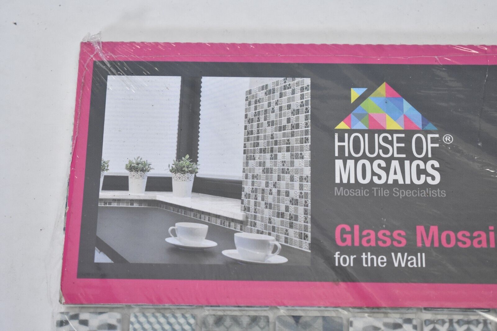 Lot of 2 House Of Mosaics Casablanca Blue Mosaic Wall Tile Sheet 11.81″ x 11.81″