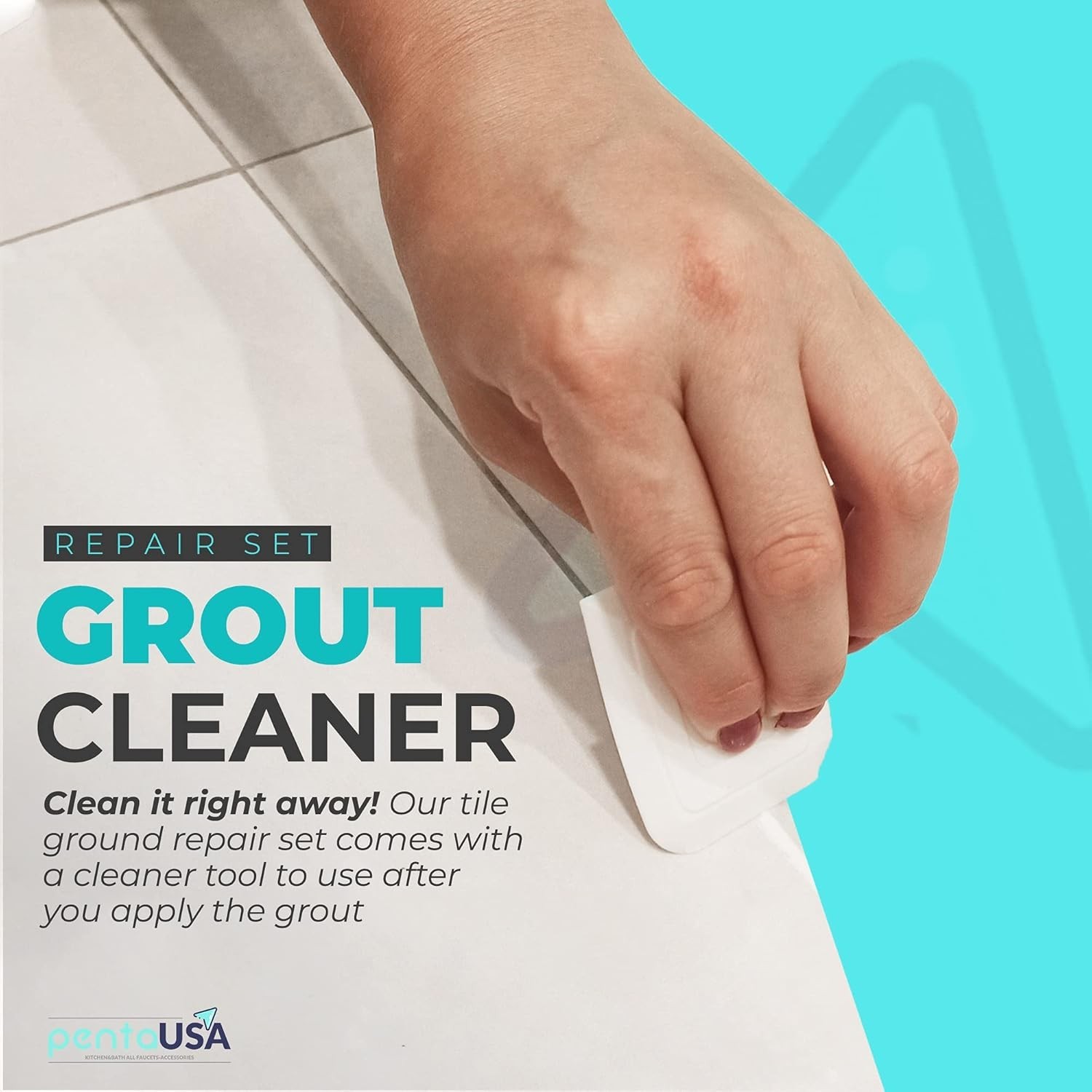 Tile Grout Repair Kit – Premixed Acrylic Sanded Grout for Bathroom,Shower&Kit…