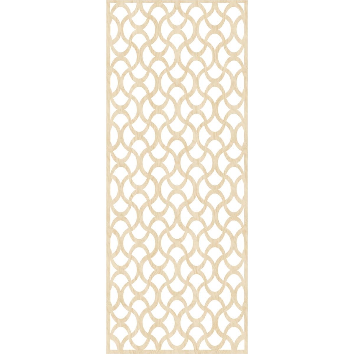Resort Decorative Pierced Fretwork Wood Wall Panels 23 3/8″W x 59 3/8″H x 1/4″T