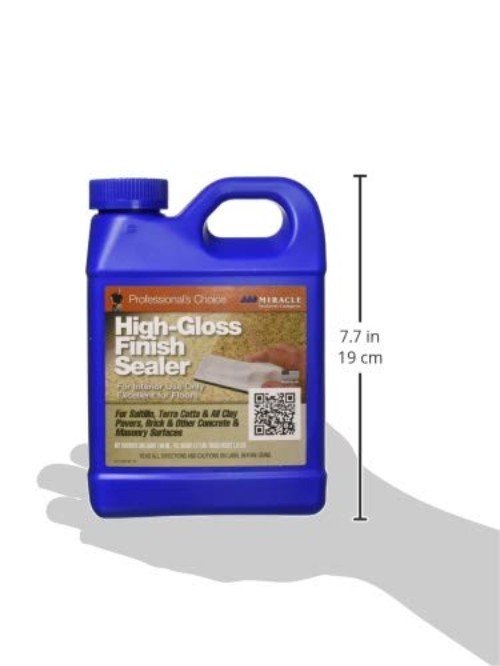 Quart High-Gloss Polymer Sealer for Tile & Stone – Indoor Use, UV Transparent