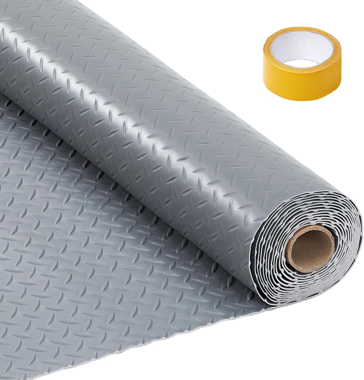 PVC Garage Floor Mat Waterproof Non Slip Diamond Plate for Car SUV Truck 2.8mm