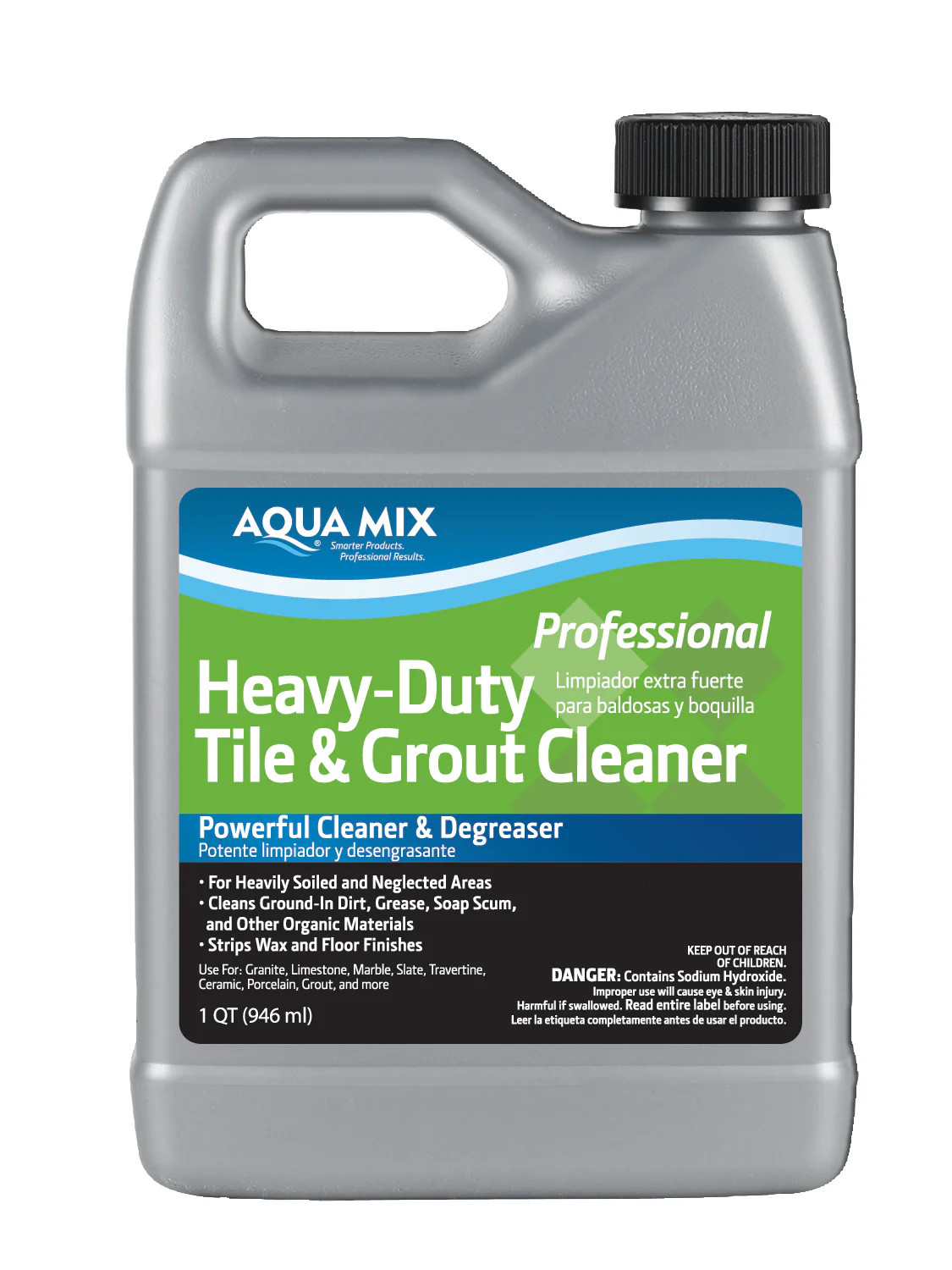 Custom Aqua Mix Heavy Duty Tile & Grout Cleaner – Qrt