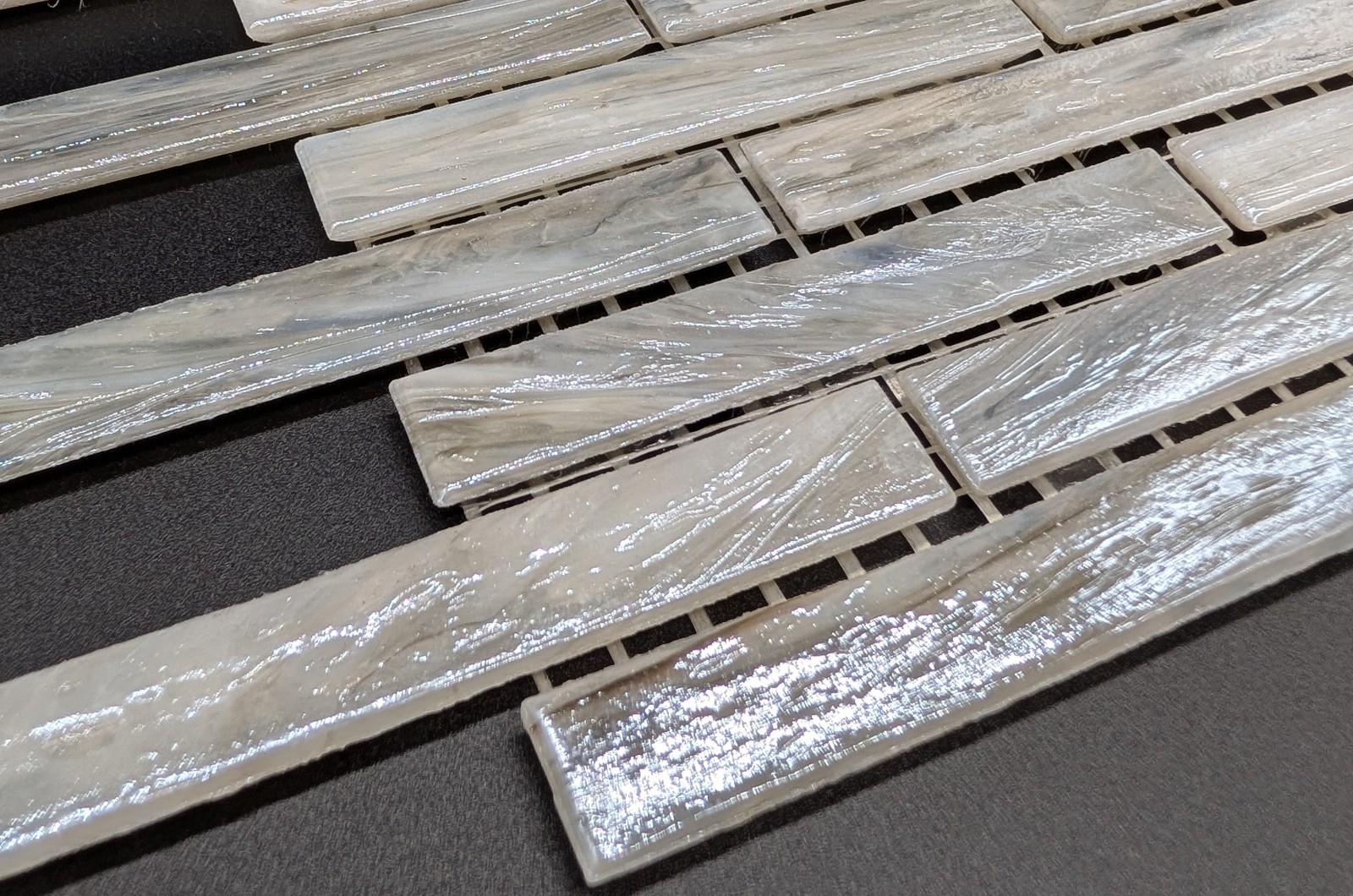 Mosaic Tile, Backsplash Tile, Mother Of Pearl Shell Iridescent Glass 12×12