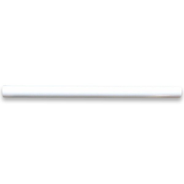 T18P Thassos White Marble Pencil Liner Trim Molding 3/4×12 Polished
