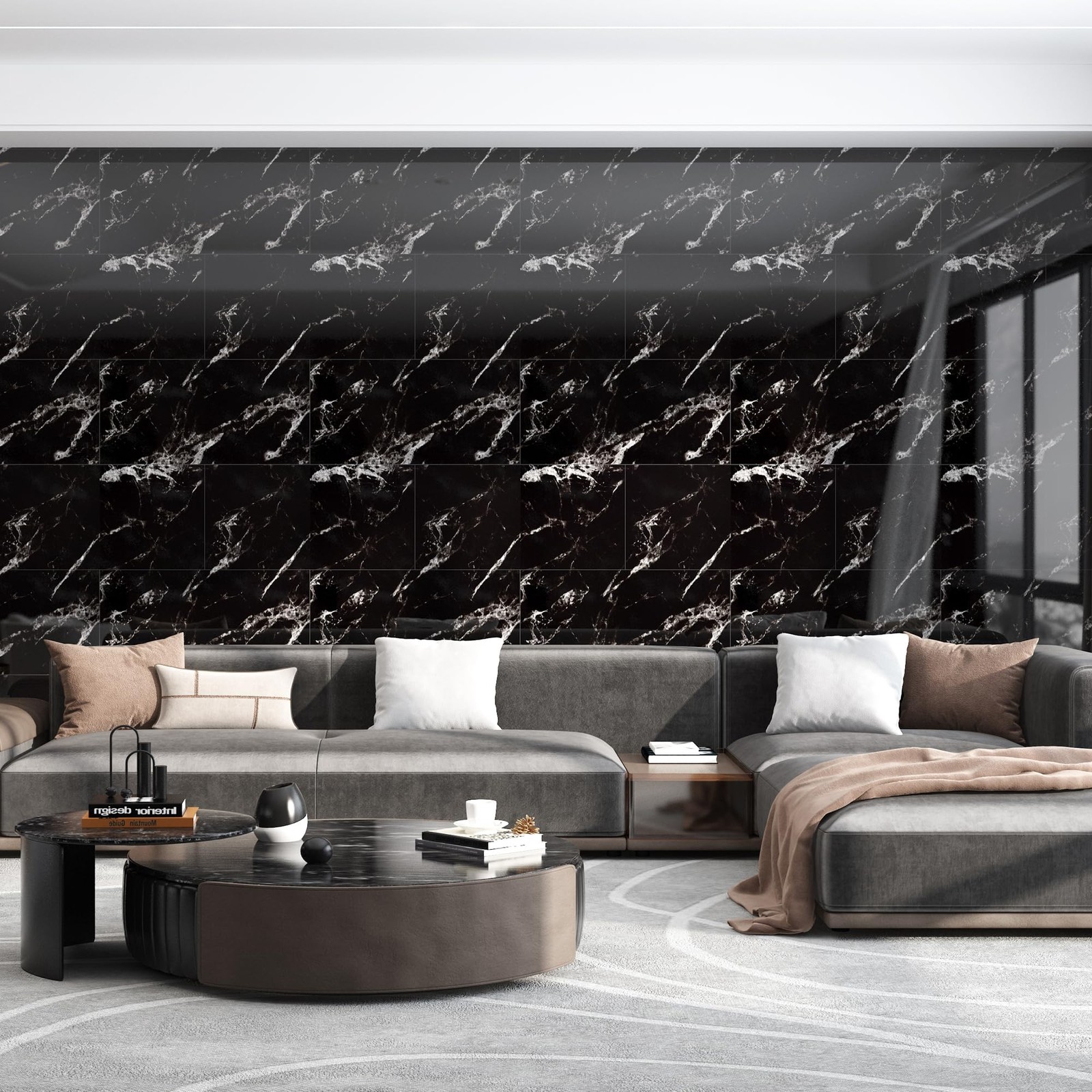 Wall Panels Peel and Stick 20 Pieces 23.6×11.8in (38.7 Sq. Ft. Coverage) Ligh…