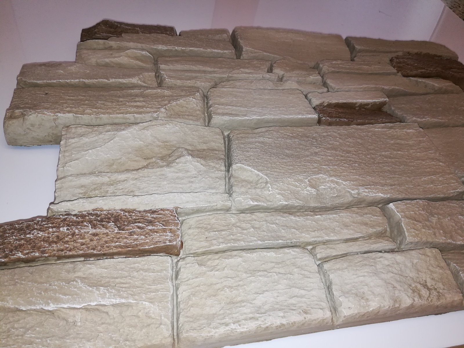 Mold Die Fake Stone Reconstructed Chalk Cement Veneer Stone Mold Concrete