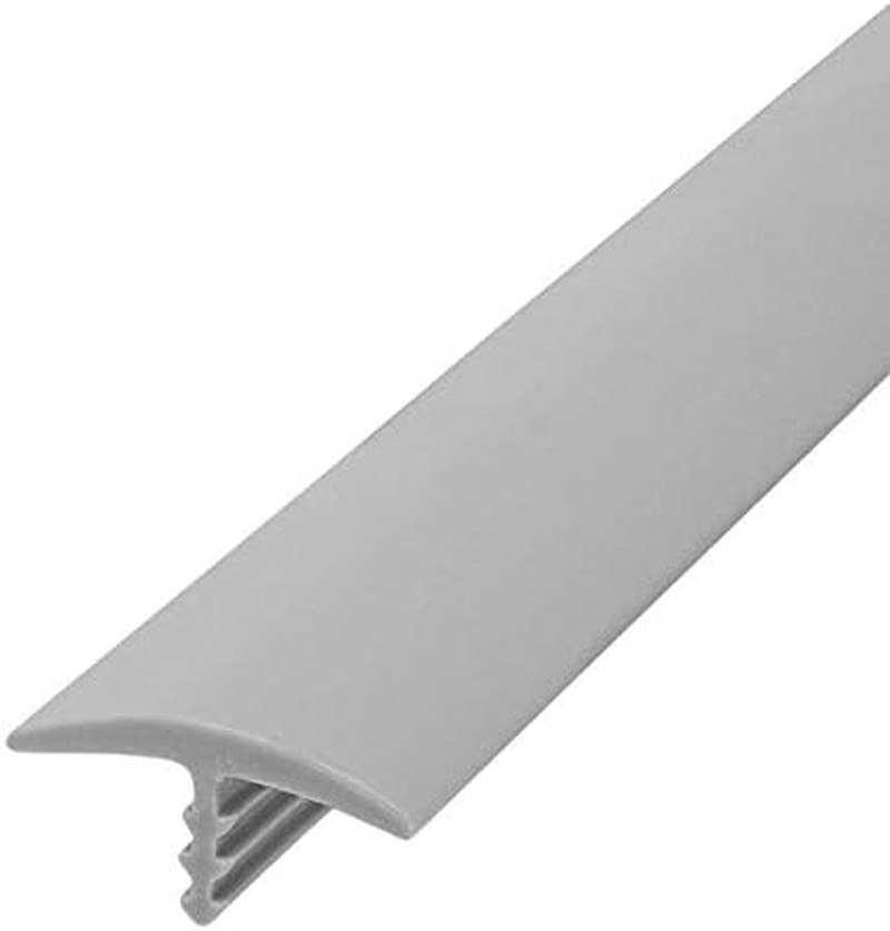 Dove Gray Matte 3/4 in X 250 Ft Center Barb Tee Moulding T Molding Hobbyist Pack