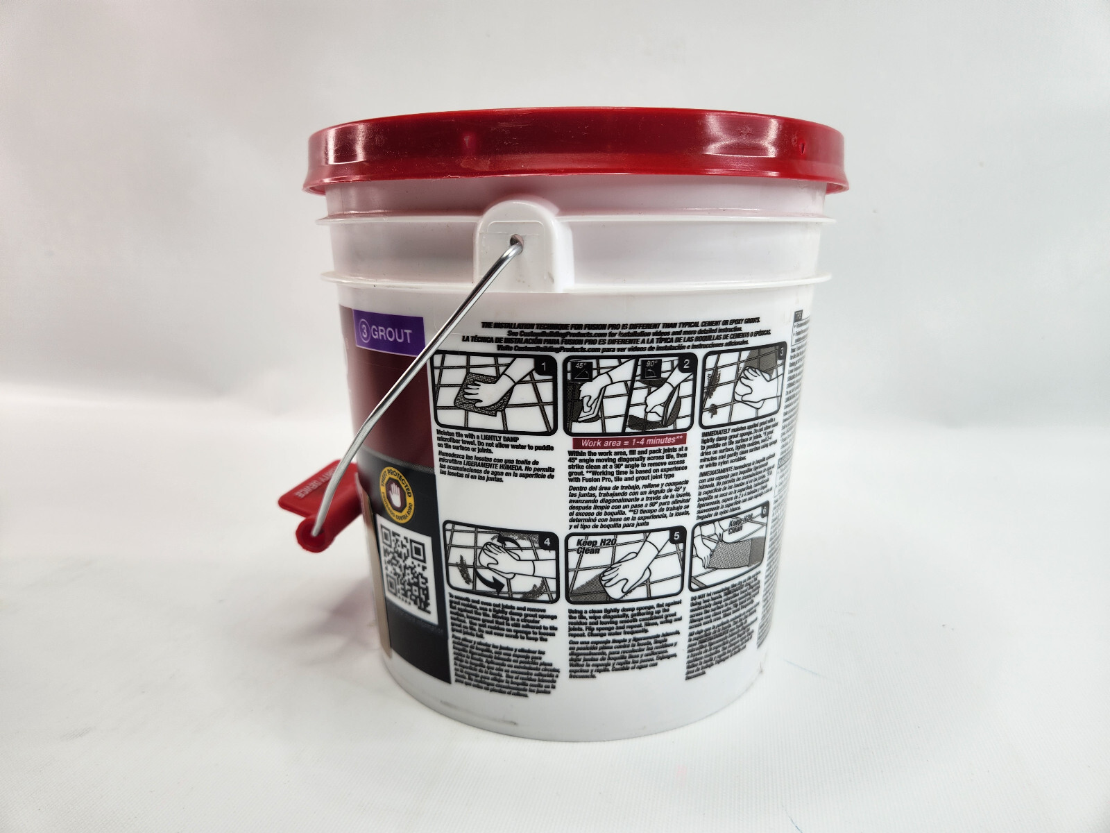 1 Gallon Fusion Pro HayStack Stain Proof Single Component Grout