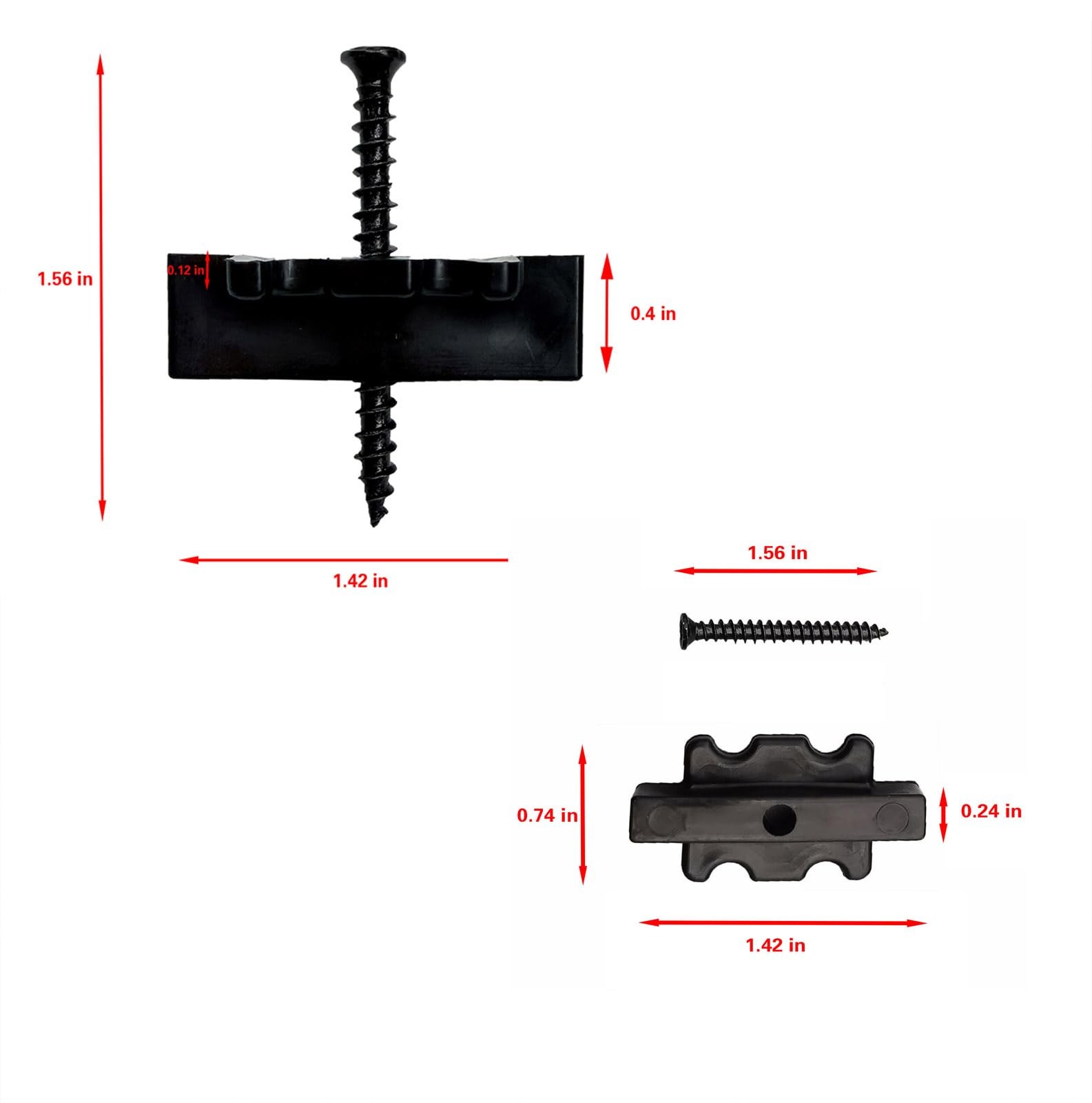 500 Deck Concealed Deck Fasteners with Metal Screws. General Composite Concea…