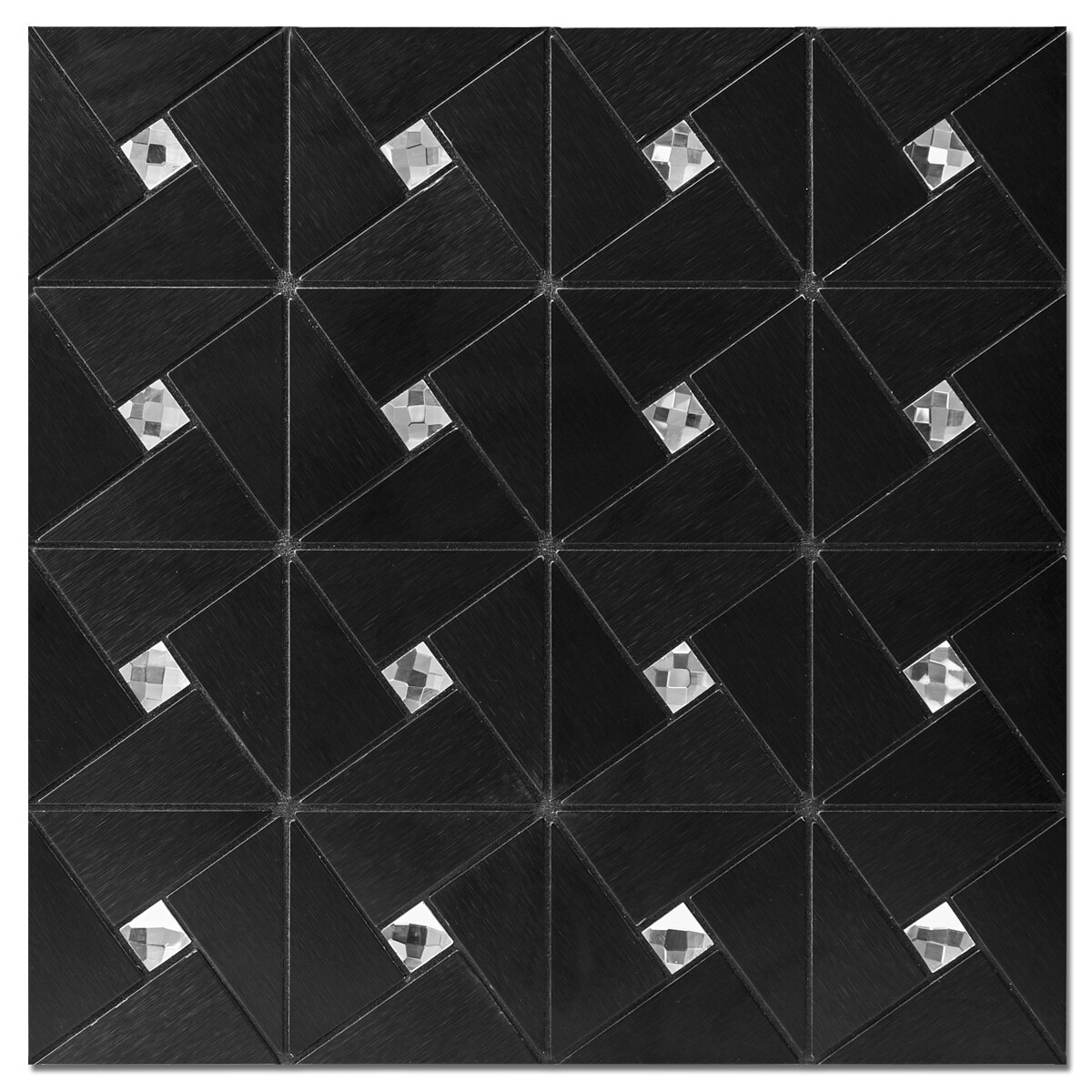Art3d 10 Sheet Peel and Stick Backsplash Metal Mosaic Tiles for Kitchen Wall