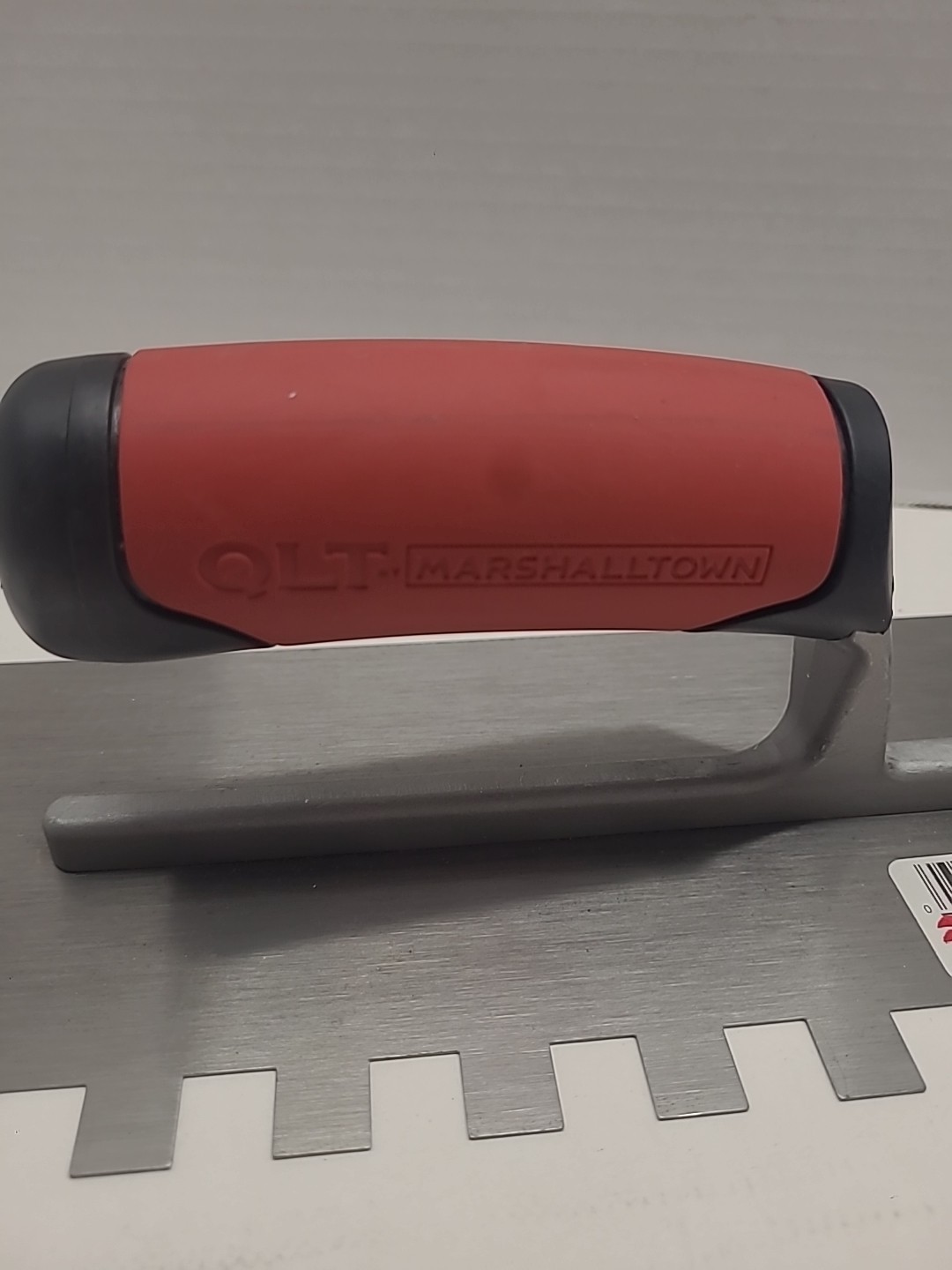 NEW QLT By Marshalltown 1/2 In. Square Notched Trowel w/Soft Grip Model: 15670