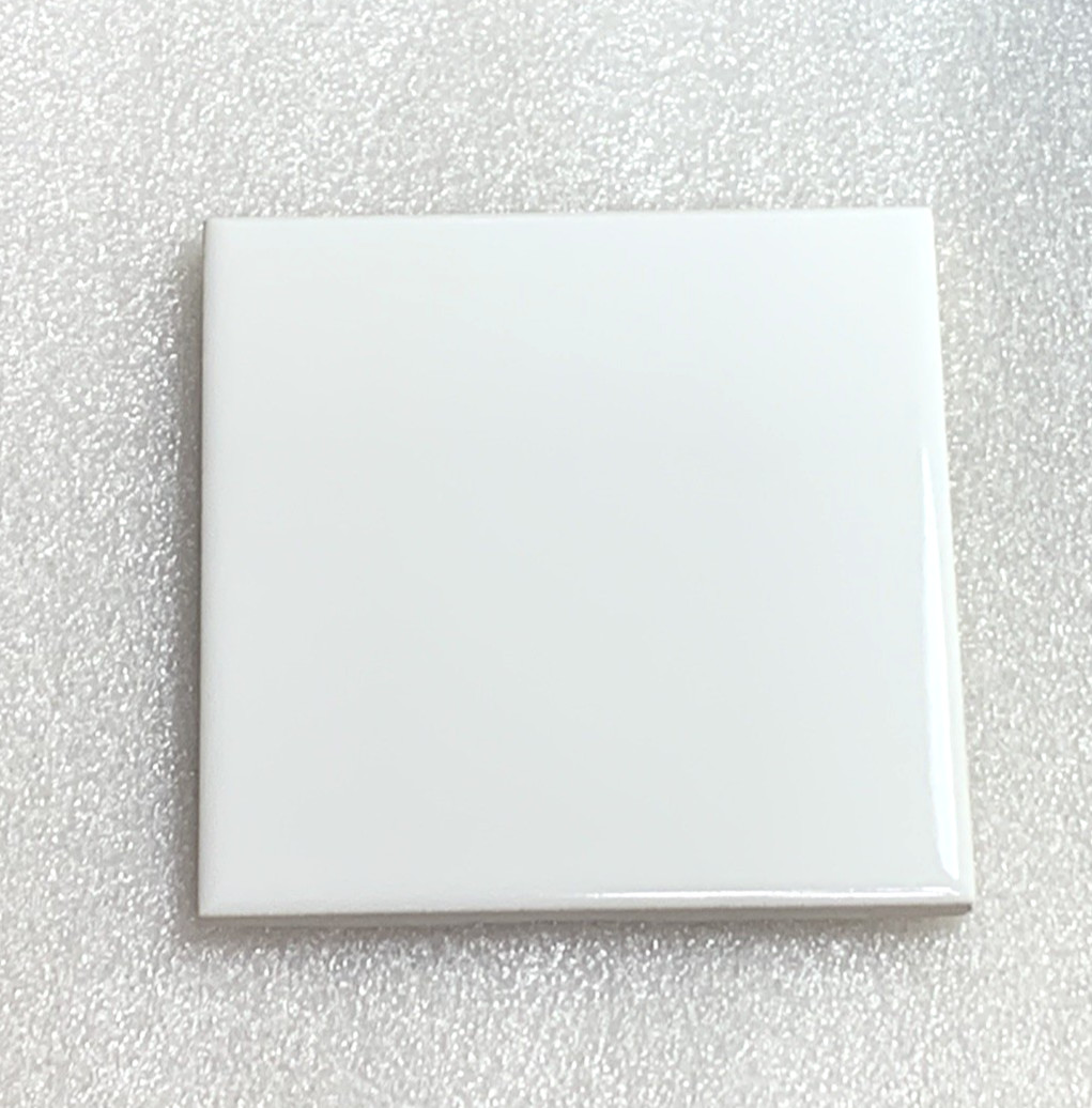New Vintage Florida Ceramic Tile New White #100 Gloss 4 3/8″ x 4 3/8″