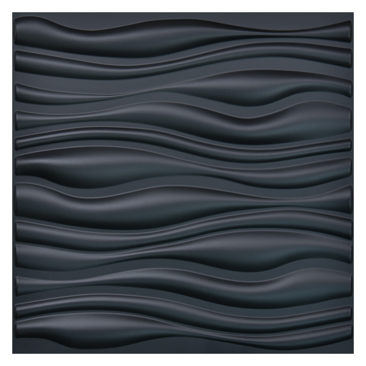 Art3d PVC Wave Board Textured 3D Wall Panels, 19.7″ x 19.7″,32 sqft (12 Pack)
