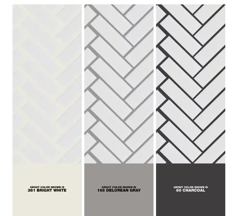 MSI Retro Herringbone Bianco 11″ x 12″ Porcelain Mosaic Tile (13.8 sq. ft. case)