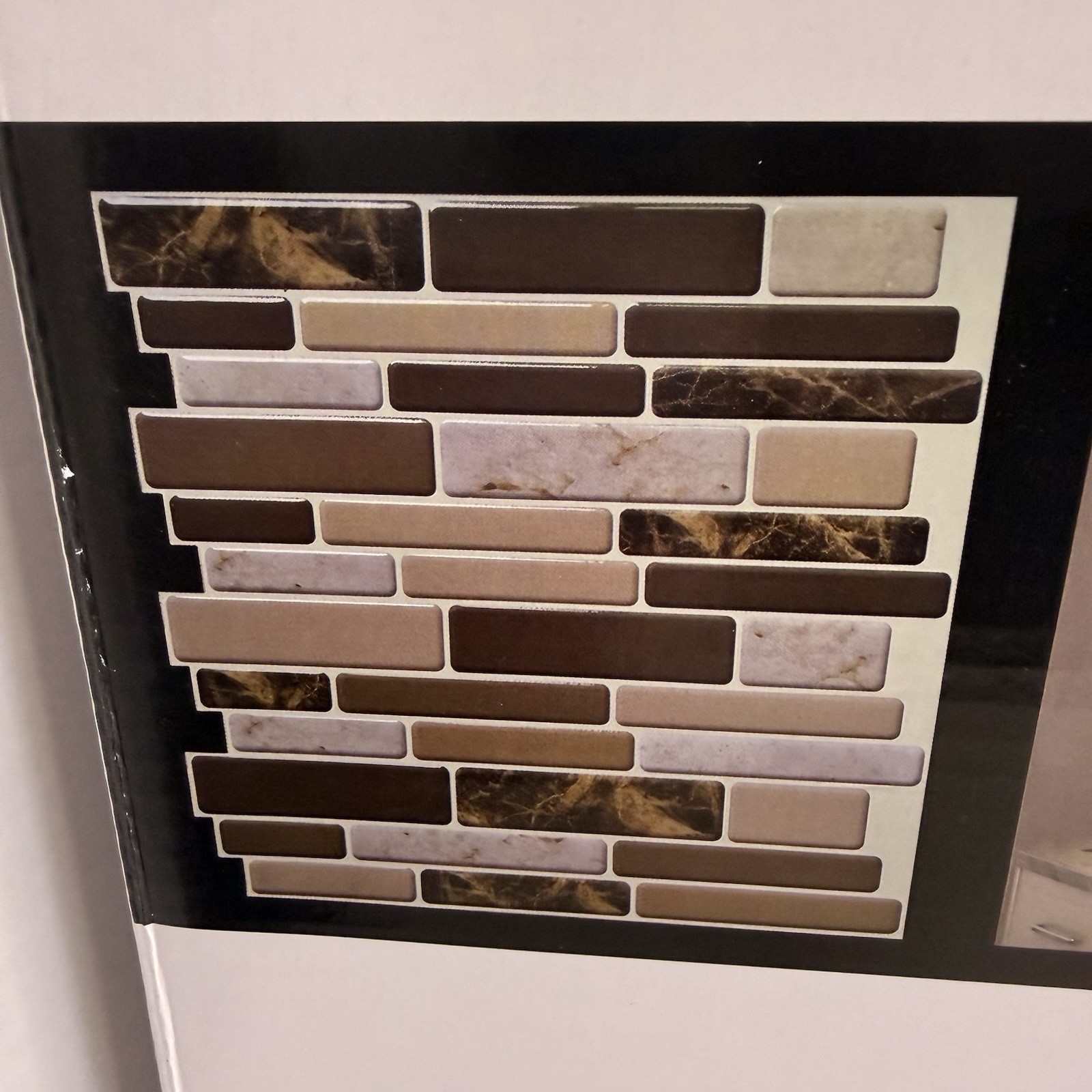 Art3d Peel & Stick Backsplash Tiles Marble 12×12 Lot of 4 (40 Sheets) NEW Sealed