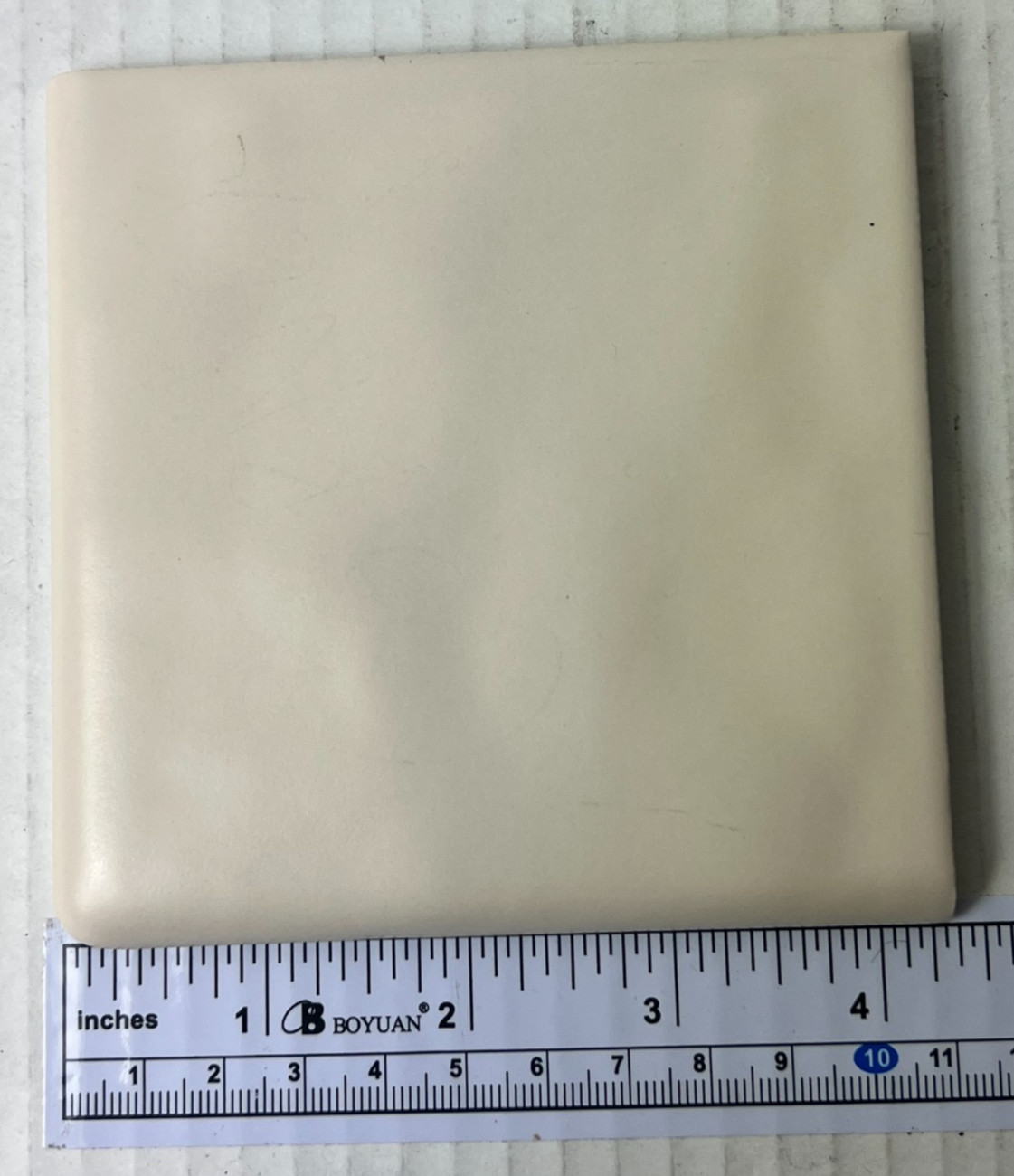 One Florida Tile Ceramic Matte Bone 503 Potters Touch 4 3/8″ Bullnose Corner
