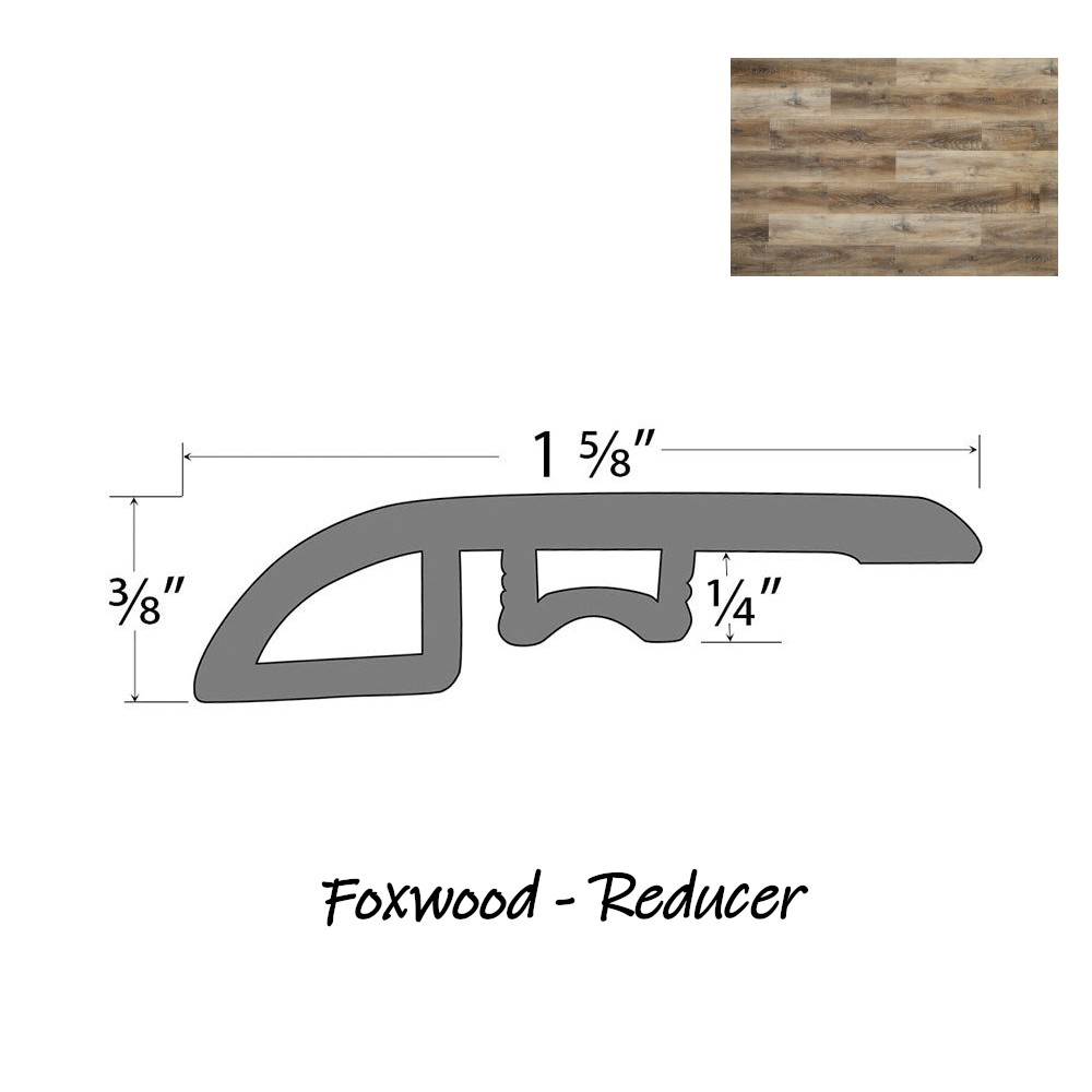 PRODURA Foxwood Waterproof 22mil Click Luxury Vinyl Plank 48″x7-3/8″x6mm