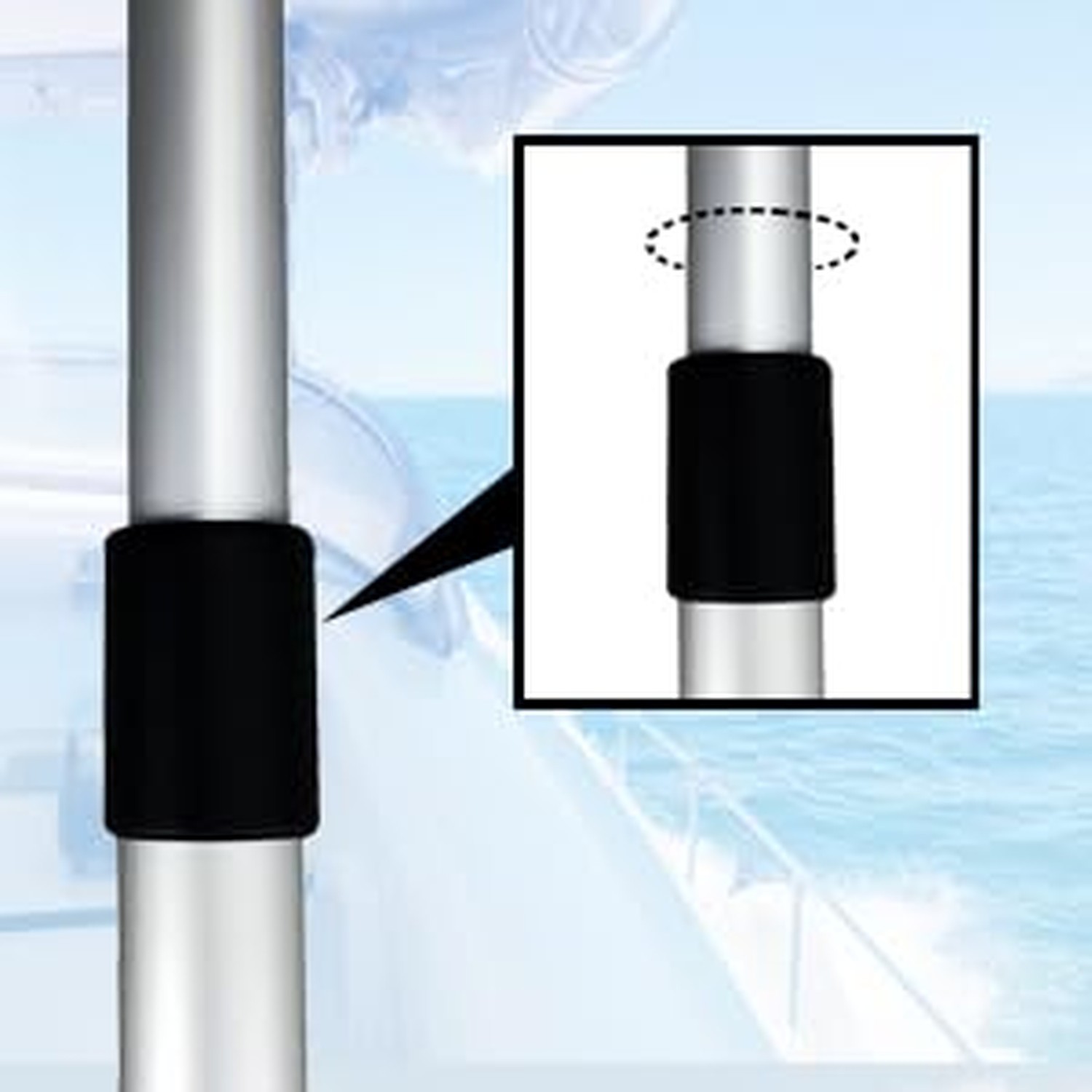 Boat Cover Support Poles Adjustable – 28-Inch to 48-Inch (Single) | Aluminum …