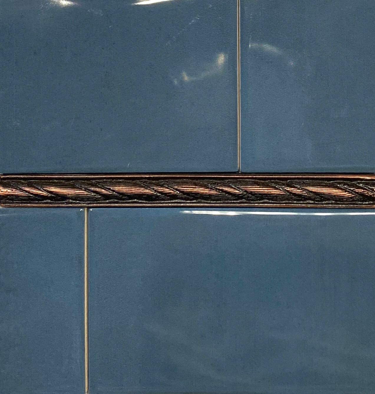 3/4″ x 6″ Kingcross Victorian Copper Bronze Decorative Resin Pencil Liner