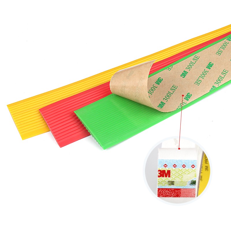 Anti-Slip PVC Rubber Self-adhesive Step Sticker Safety Strip for Stair Floor