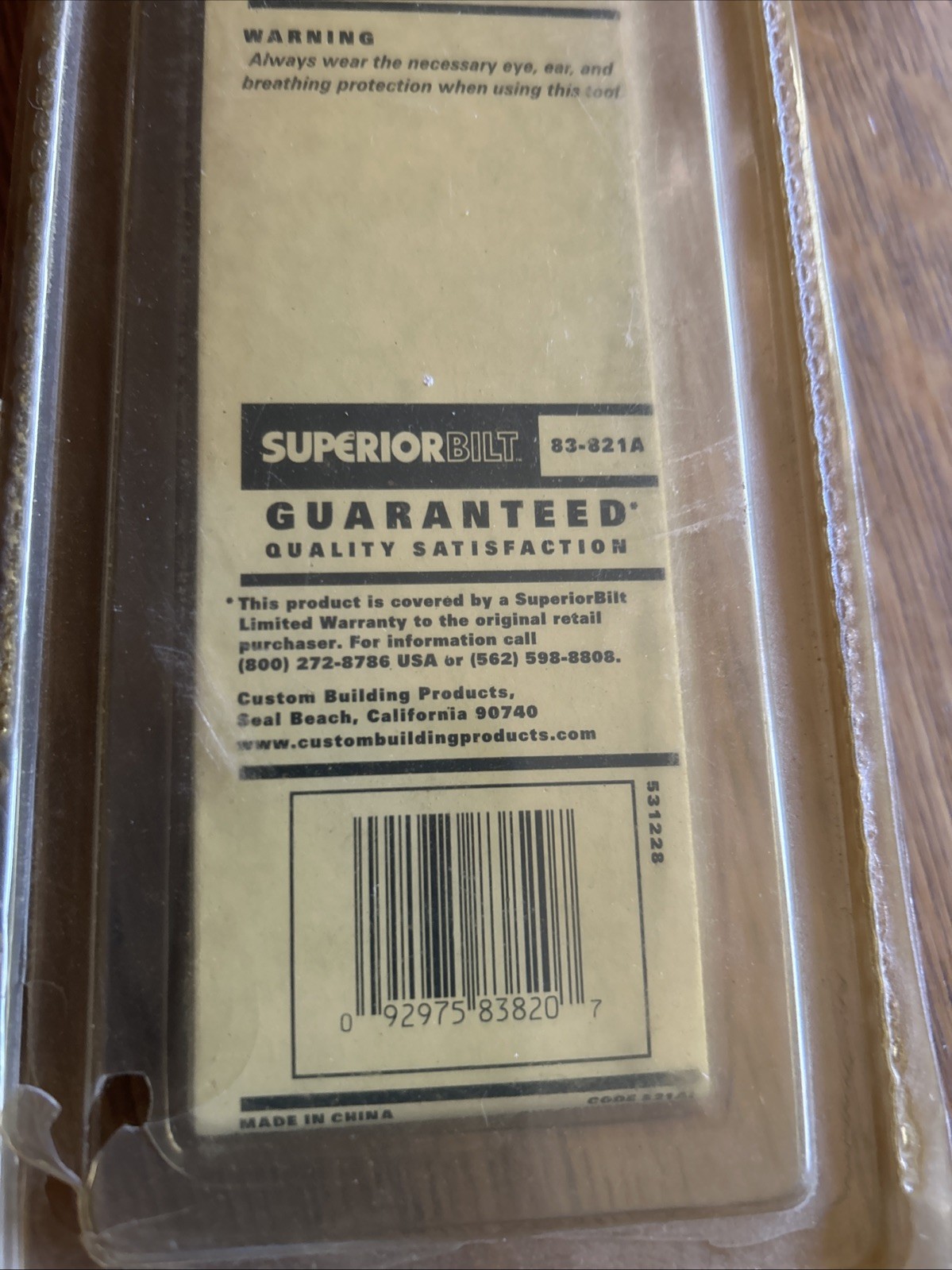 SuperiorBilt Rubbing Stone Used to Smooth Rough Edges on Cut Tile and Stone