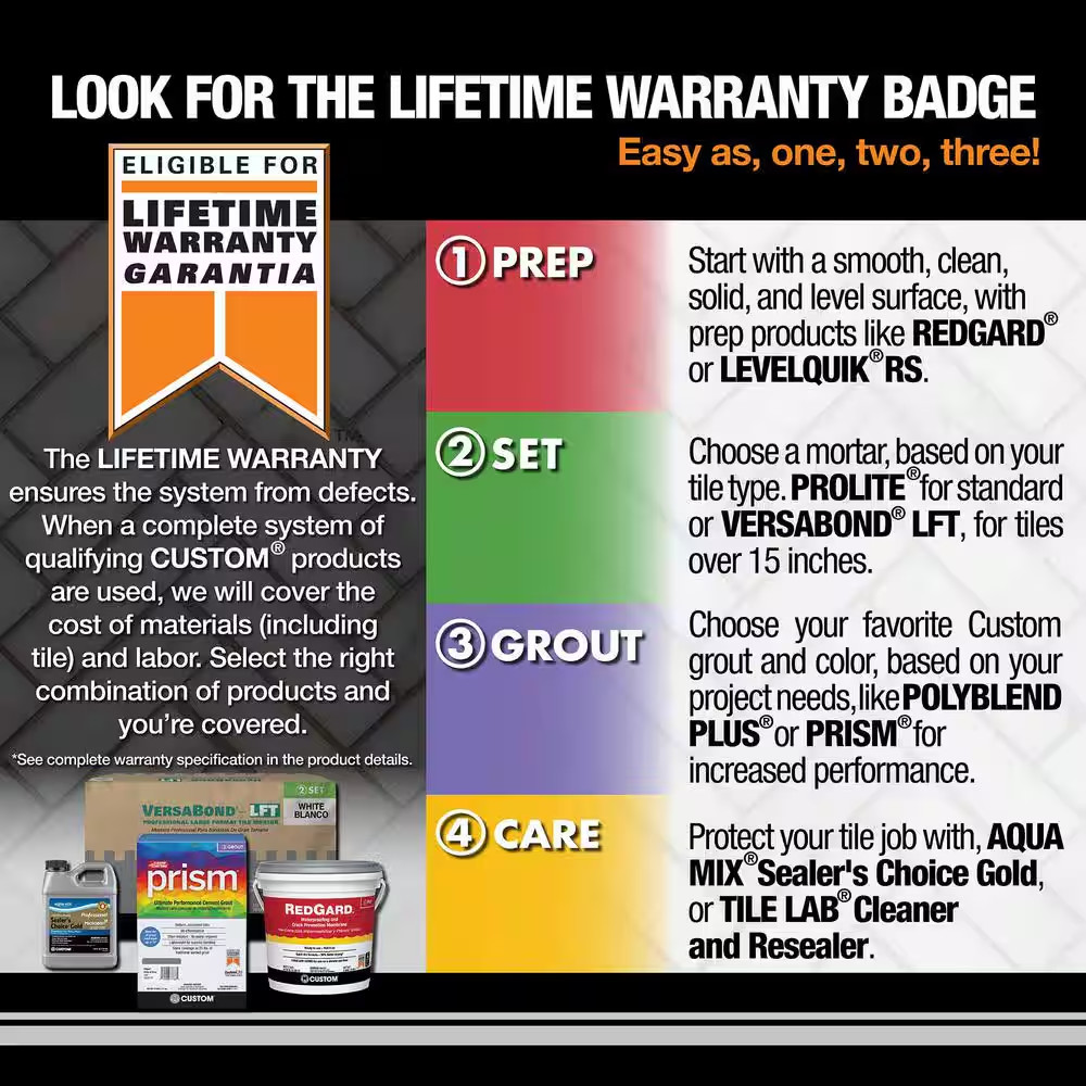 Polyblend plus #183 Chateau 10 Lb. Unsanded Grout