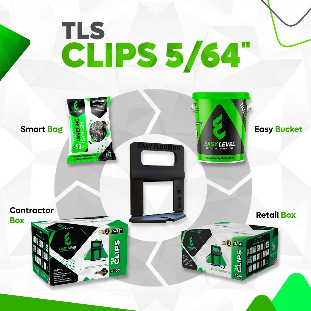 Tile Leveling Clips Standard 5/64″ (2.0 mm) – Standard Profile
