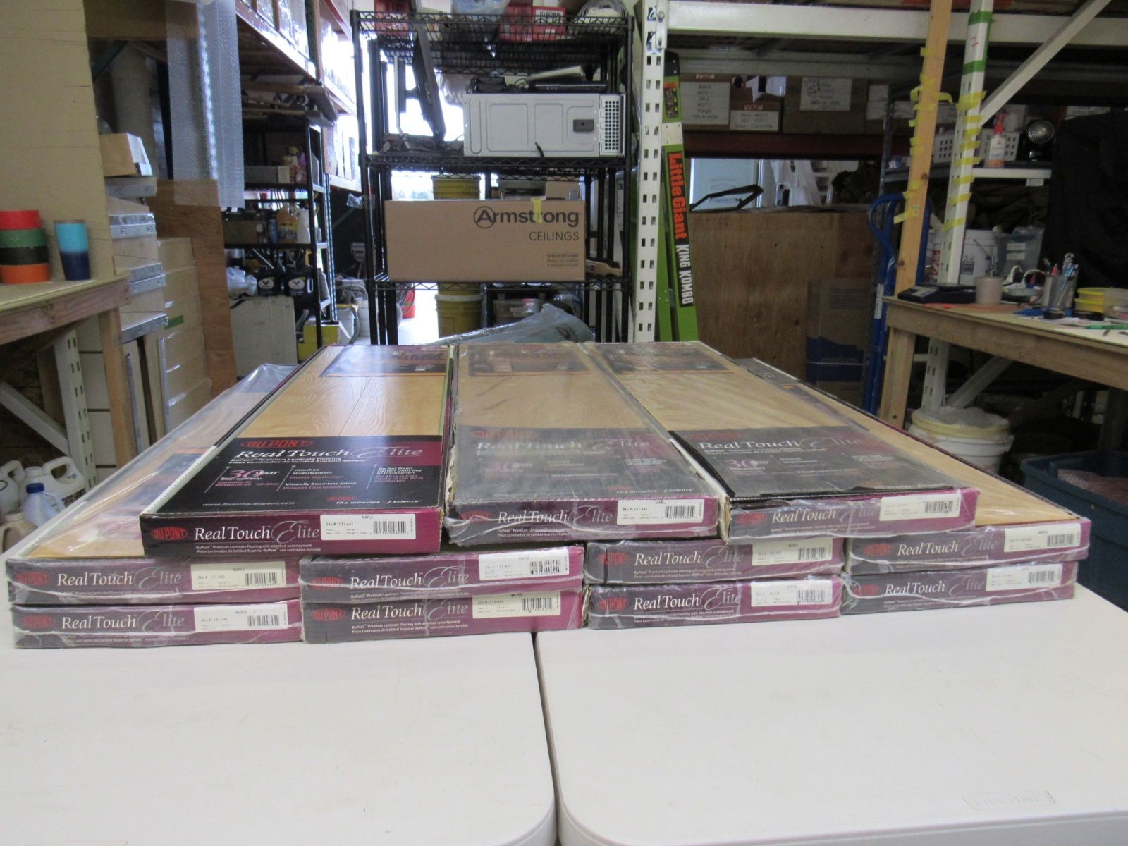 DuPont Real Touch Elite Premium Laminate Flooring Lot of 11 Boxes Maple