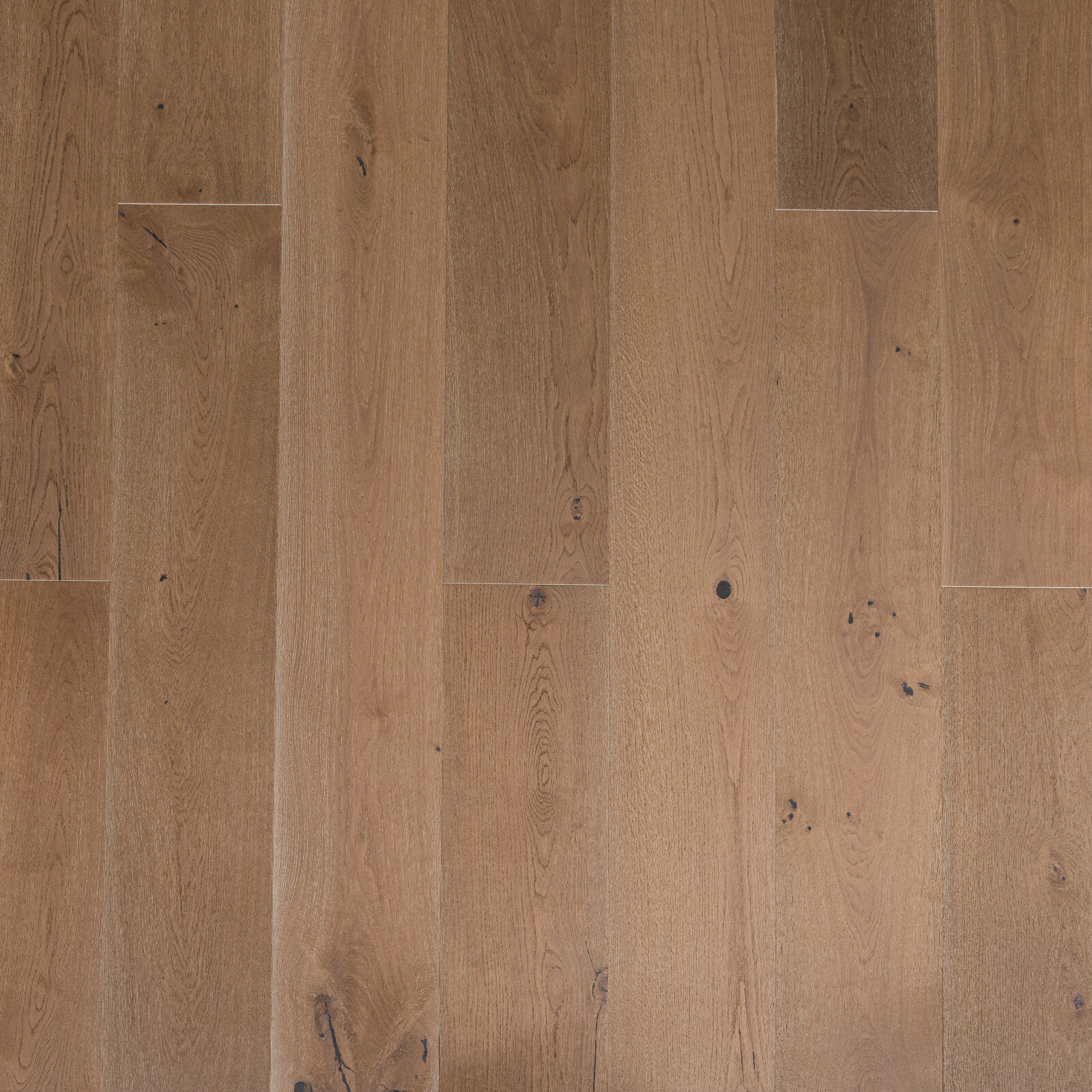 Wide Plank French Oak Wood Flooring, Olympus, Prefinished Engineered, Sample