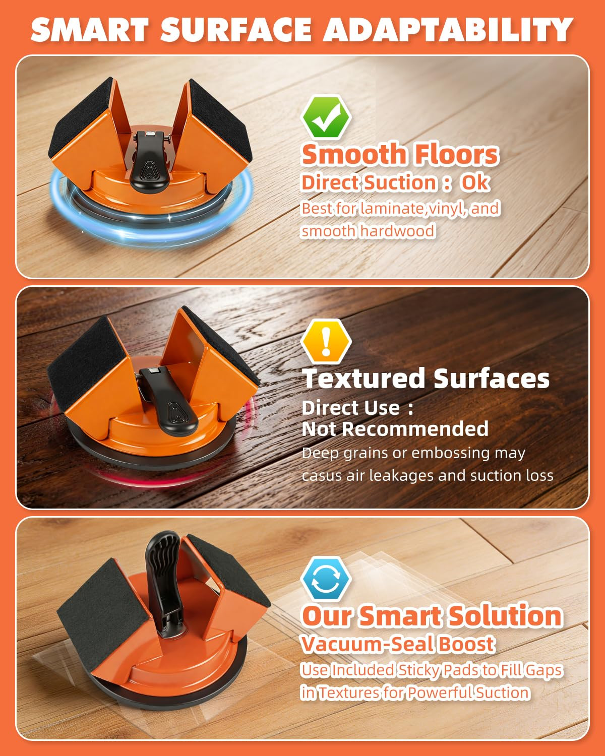 Floor Gap Fixer Tool Kit with Mallet for Laminate Vinyl LVP Flooring | Strong Su