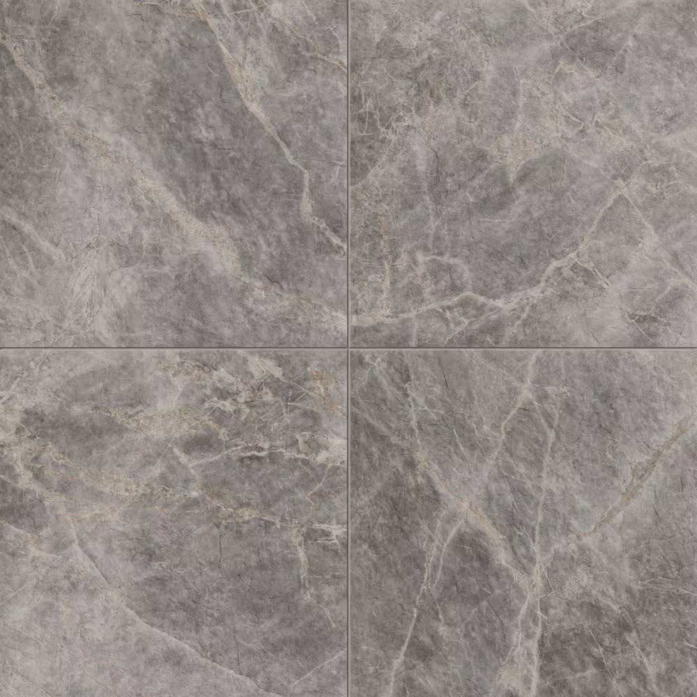 Impero Tuscan Gray 24 In. X 24 In. X 0.75 In. Marble Look Porcelain Paver (Case