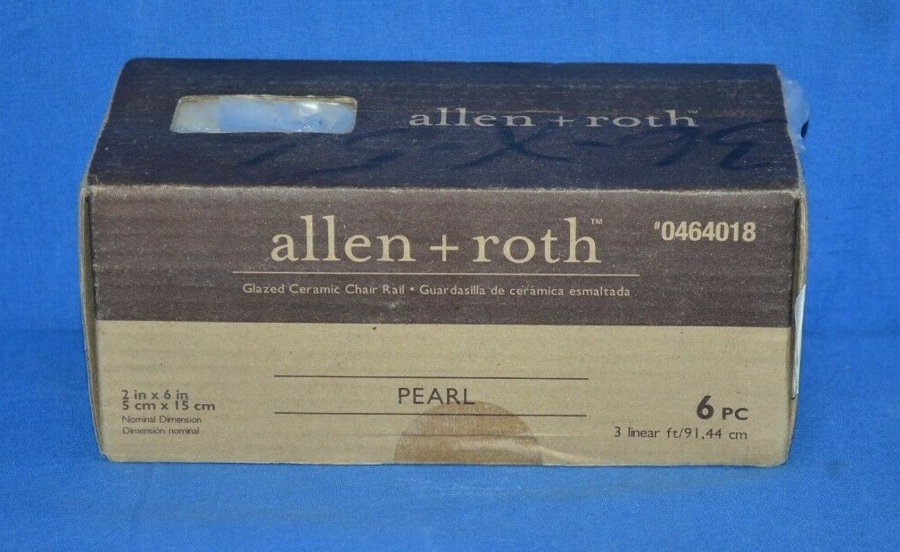 Allen Roth 2 x 6 In Pearl 6 PC 0464018