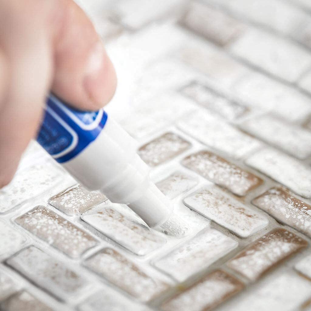 5Pack Grout Pen White Tile Grout Paint Marker Replacement Wide Tips Sealer Pen