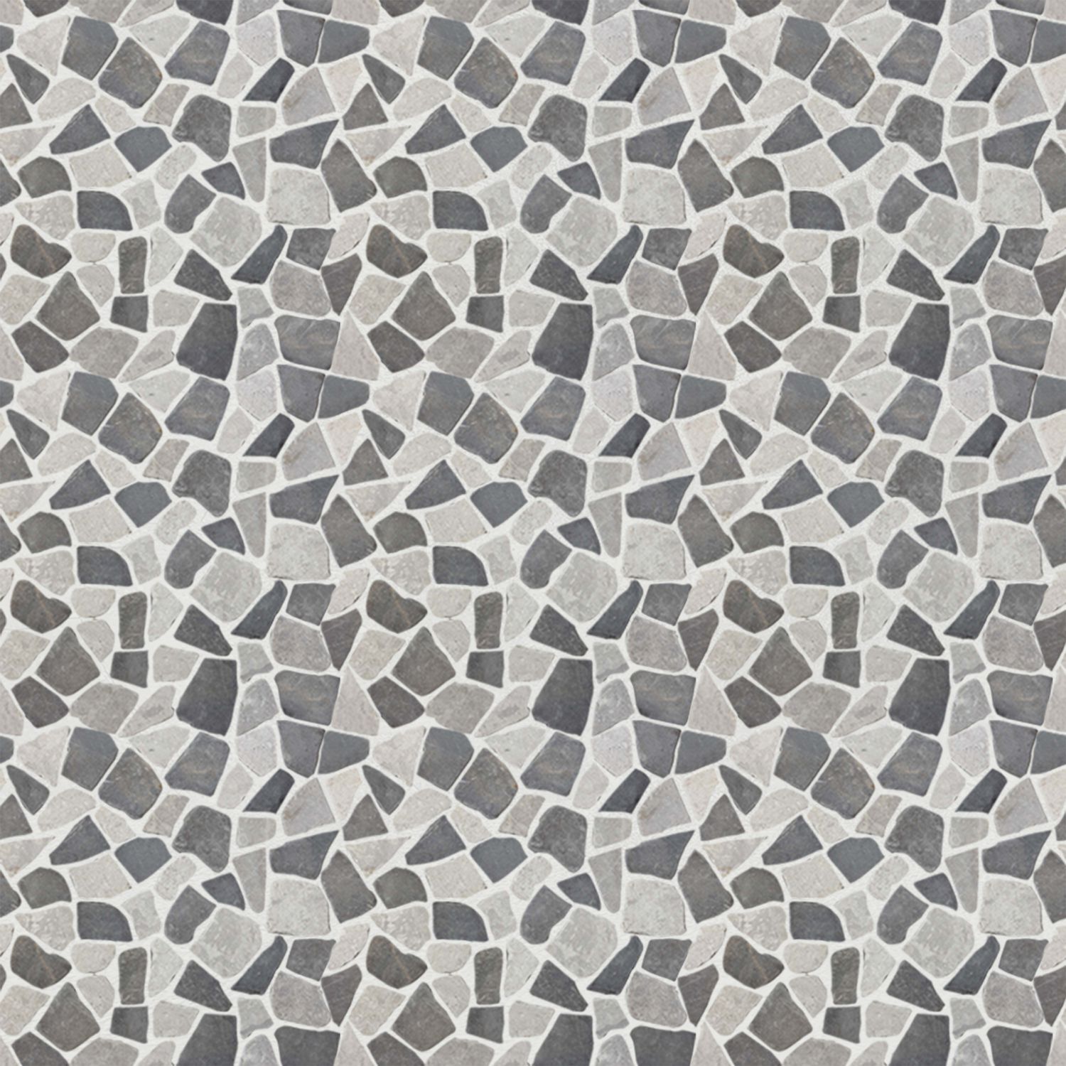 Stone Grey Random Mosaic Wall & Floor Tile ($10.45/SqFt)