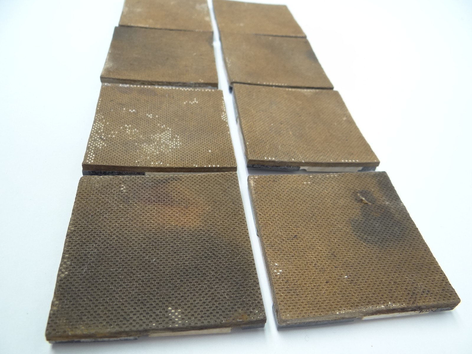 Small Modern Brown Black Green 2.75” x 2.75” Square Decorative Tiles