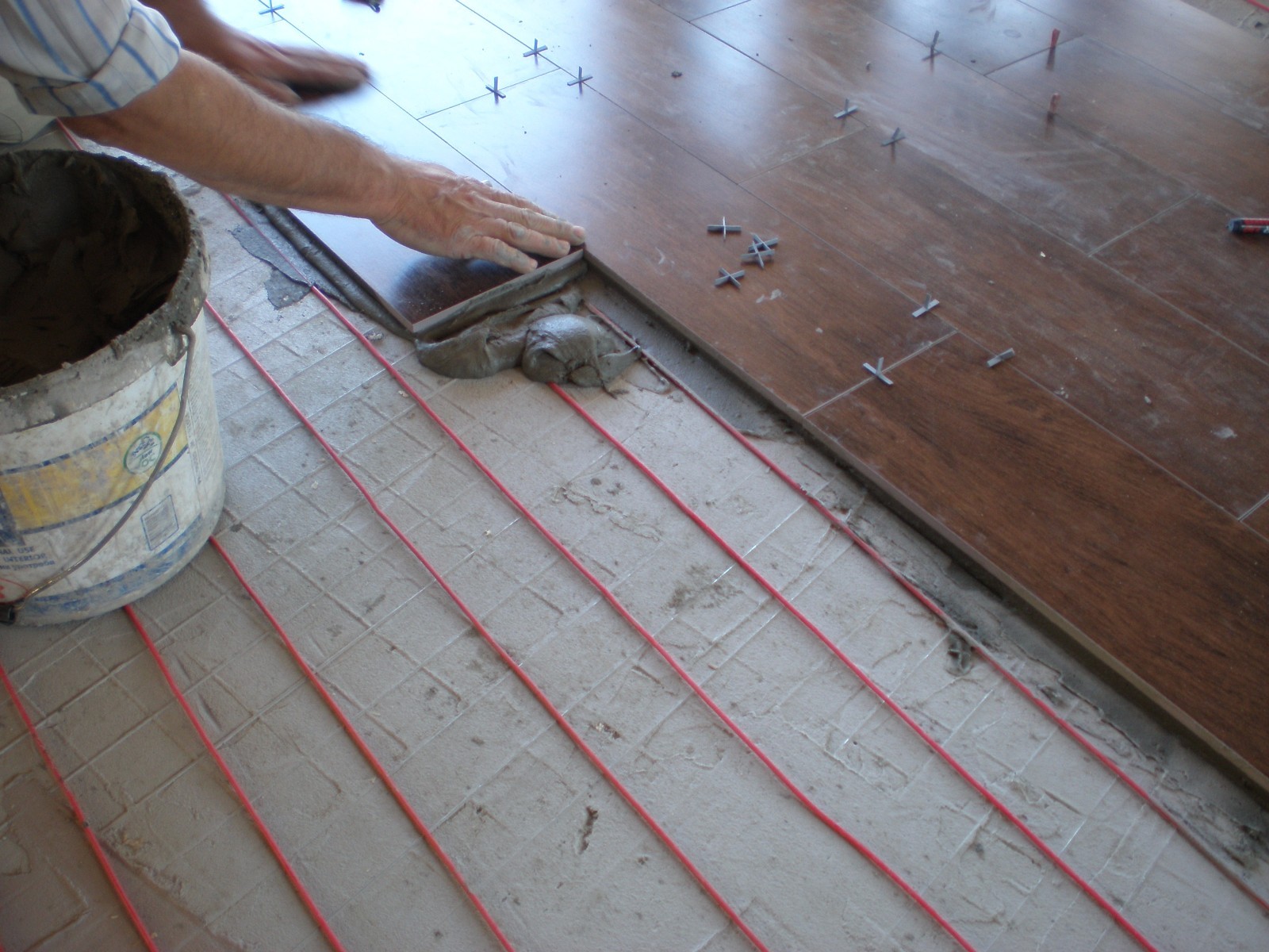 SMART 0EMF Cables Warm Tiles Floor Heating System 150-190sq.ft.(14-18sq m) 230V