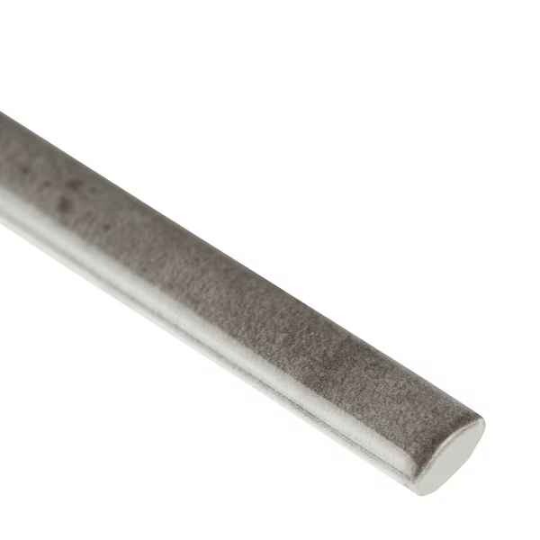 42pc-Renzo Storm Quarter Round Molding, 0.6in X 12in Glossy Ceramic Wall Tile
