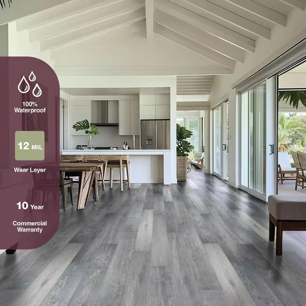 Lake Annette Oak 12 MIL x 7 in. W x 48 in. L Click Lock Waterproof Luxury Vinyl