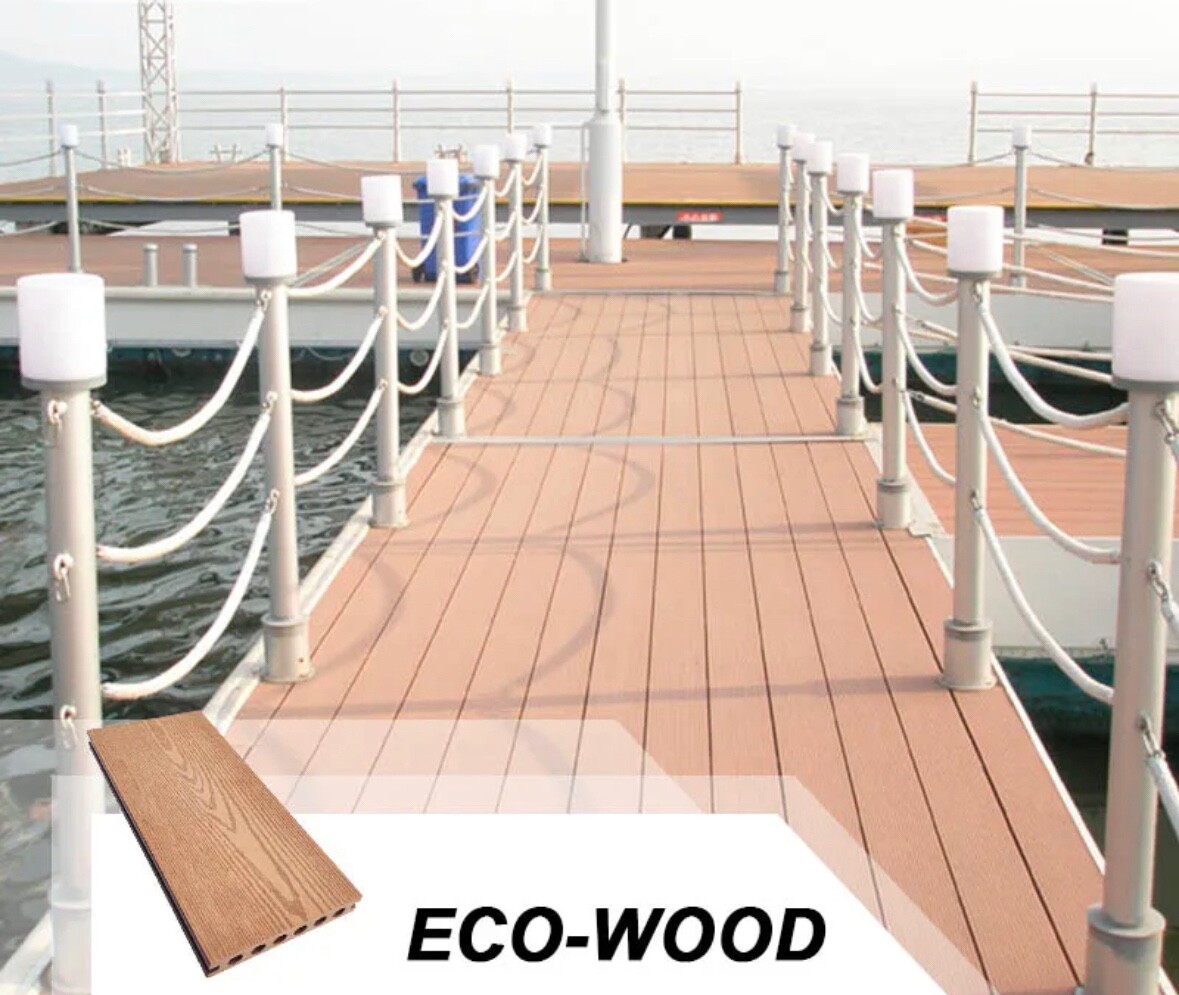 WPC floor decking, UV resistant, For Patio, Garden, Outdoors 5.5in. X 105in.