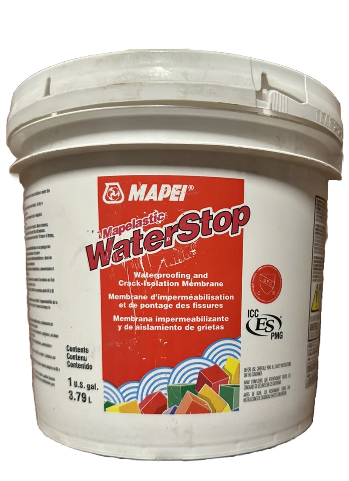 Mapei Mapelstaic Waterstop Waterproofing And Crack Isolation Membrane 1 Gallon