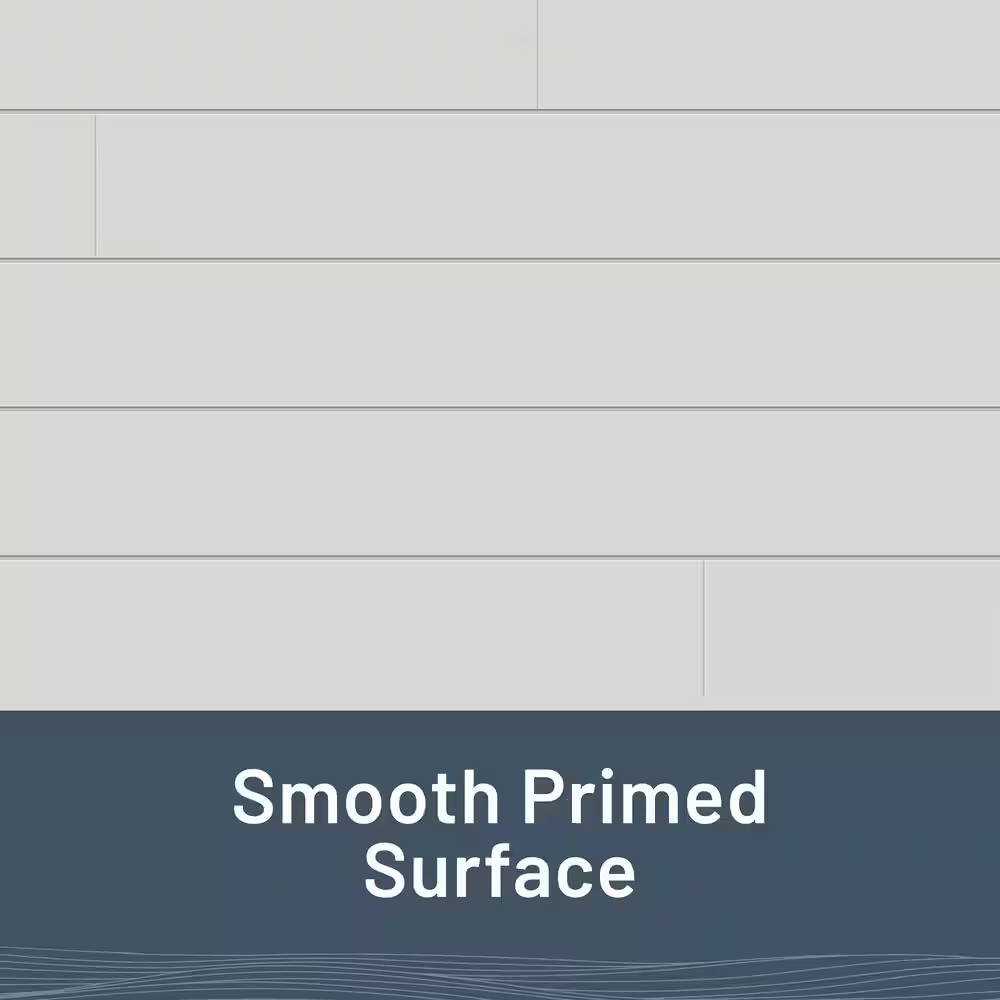 1 In. X 8 In. X 8 Ft. Timeless Primed White Smooth Nickel Gap Shiplap Wood Pine