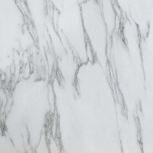 20 Bianco Marble Peel and Stick Vinyl Floor Tiles DIY Home Renovation