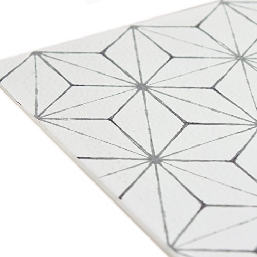 FP2481 Kikko Floor Decal, White/Off-White