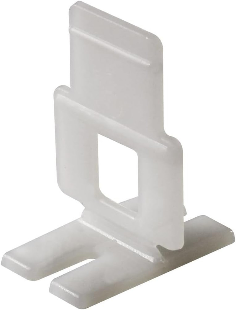 LASH Tile Leveling System, Part A, Clips for 1/16″ Grout (300 Pack), White