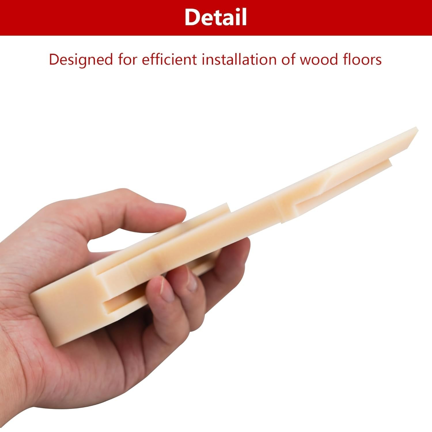 4-in-1 Wood Flooring Installation Tool – XL Tapping Block, Nylon, Laminate Tool