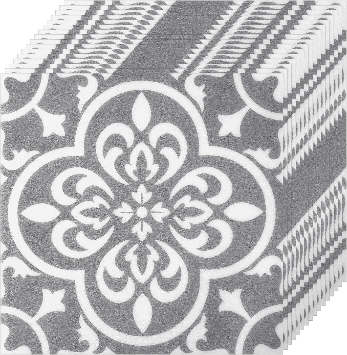 36 Pcs 7.87″ x 7.87″ Peel and Stick Floor Tile Vinyl DIY Flooring Self
