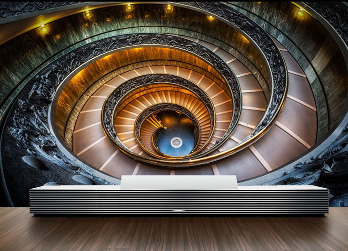 3D Amazing Spiral Stair Art Floor Mural Photo Flooring Wallpaper Home Wall Decal