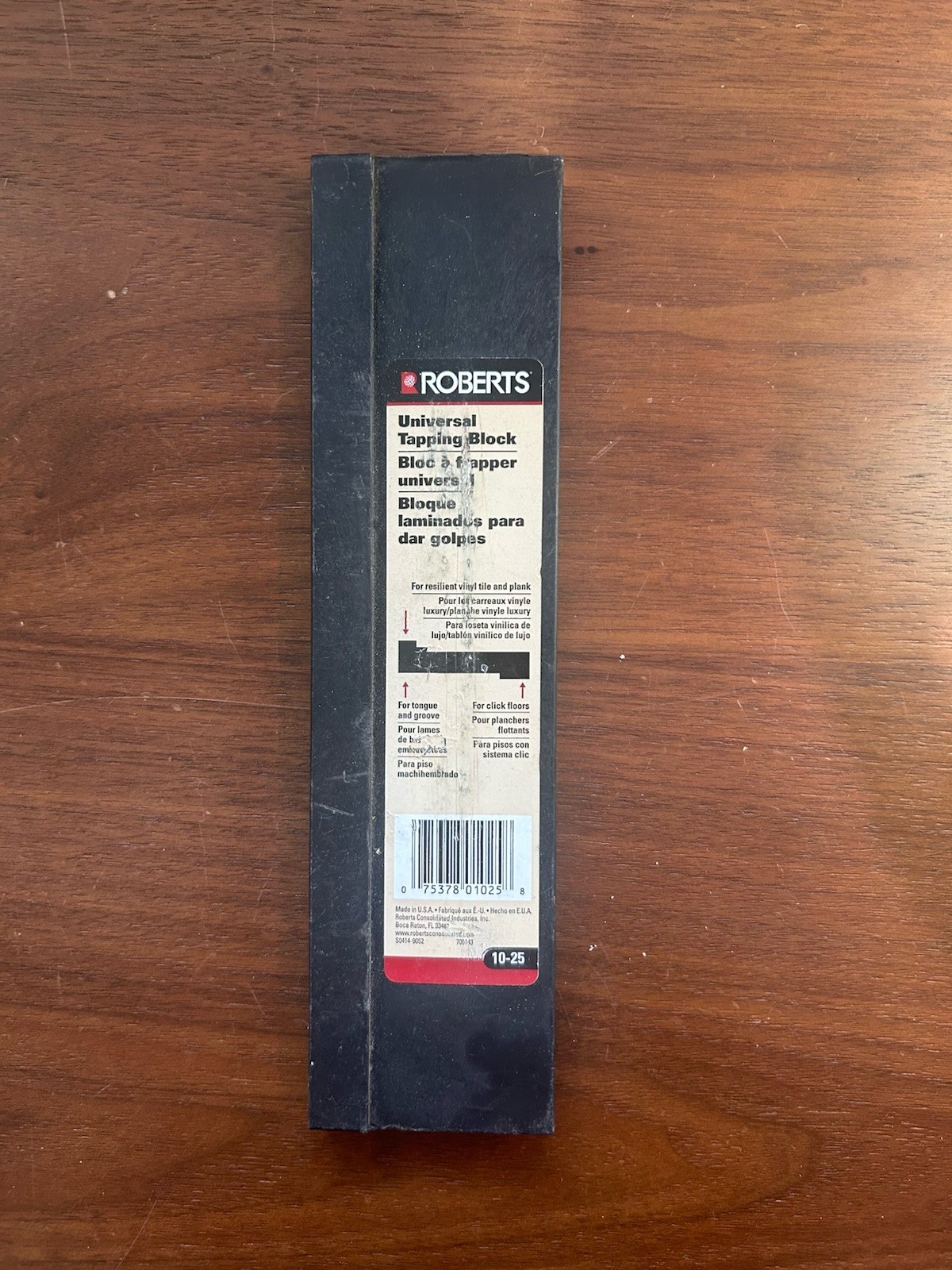 ROBERTS Universal Tapping Block for Laminate Vinyl Plank Flooring – Model 10-25
